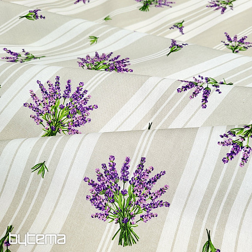 Tissu décoratif LAVANDE DE PROVENCE