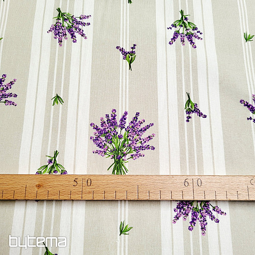 Tissu décoratif LAVANDE DE PROVENCE