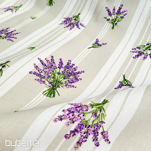 Tissu décoratif LAVANDE DE PROVENCE