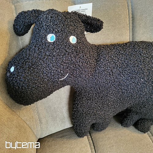Peluche chien noir