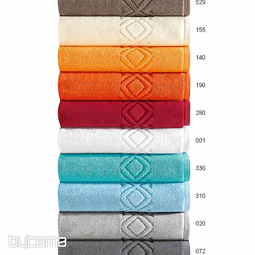 Tapis de bain éponge DENVER orange