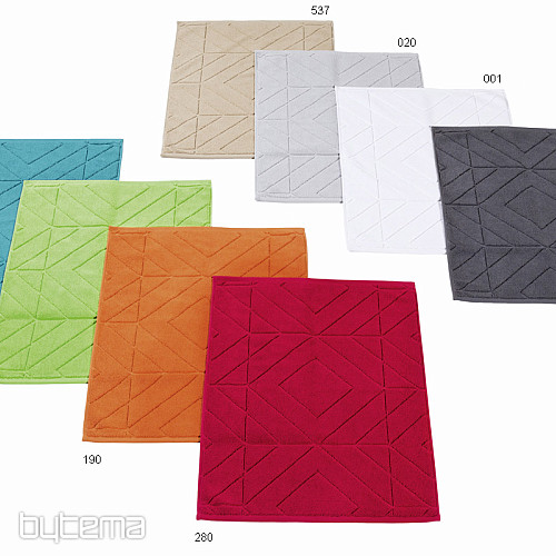 Tapis de salle de bain en éponge MALIBU blanc