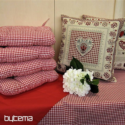 Tissu déco IBIZA rouge