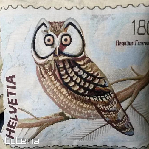 Housse de coussin déco POST STAMP BUTTERFLY