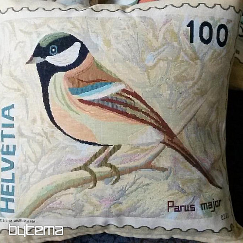 Housse de coussin déco POST STAMP BUTTERFLY