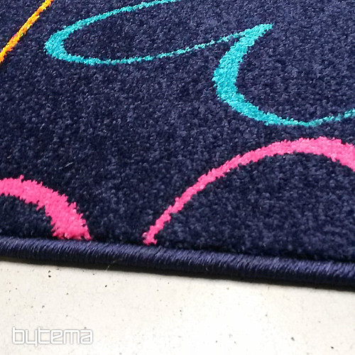 Tapis enfant cercle COEURS