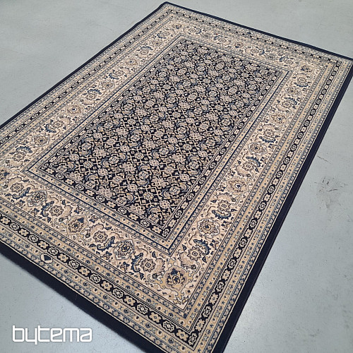 Tapis classique en laine ORIENT bleu motif all-over