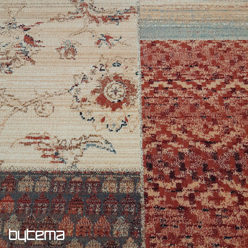 Tapis de luxe en laine KASHQAI PATCHWORK crème