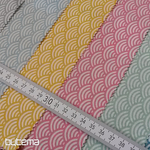Tissu déco SUSHIS gris clair