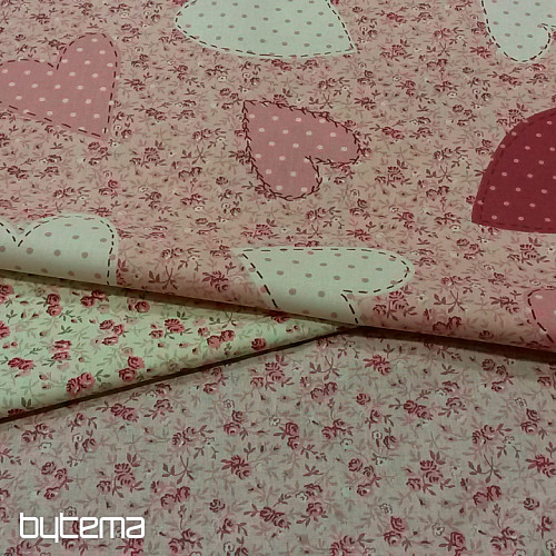 Tissu coton LIBERTY grand coeur