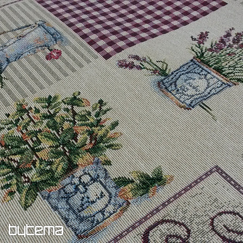 Tissu à tapisserie FLEURS DE PROVENCE