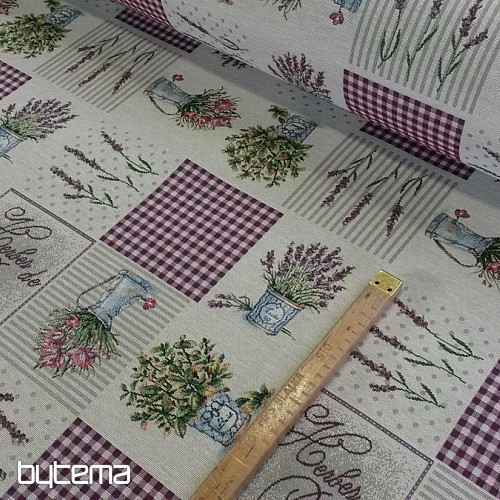 Tissu à tapisserie FLEURS DE PROVENCE