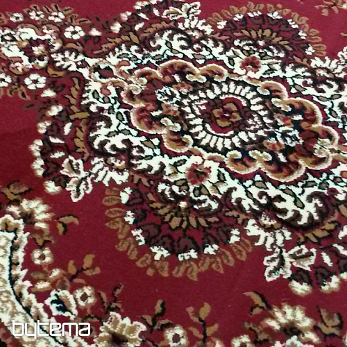 Tapis en pièce SOLID rouge