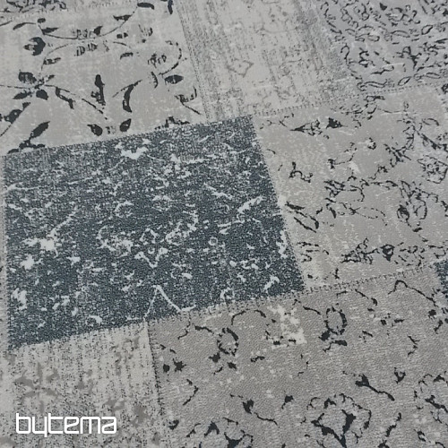 tapis pièce moderne PIAZZO 12168 gris-bleu