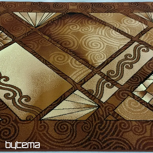 Tapis en pièces HAWAII marron