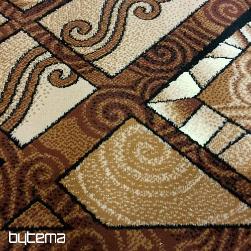 Tapis en pièces HAWAII marron