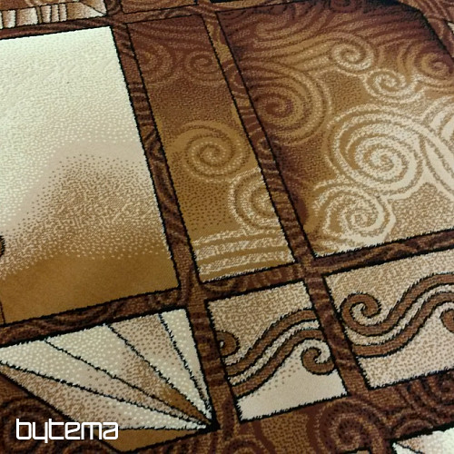 Tapis en pièces HAWAII marron