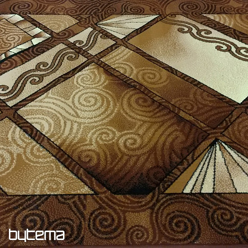 Tapis en pièces HAWAII marron