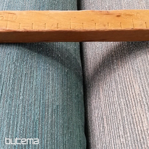 Tissu chenille ELIA combinaison de turquoise
