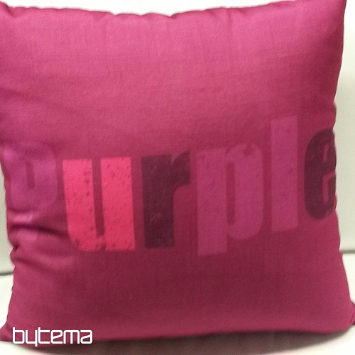 Housse de coussin déco COULEURS VIOLET