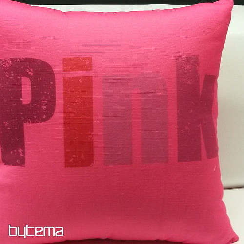 Housse de coussin déco COULEURS ROSE