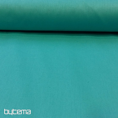 Tissu coton UNI TURQUOISE