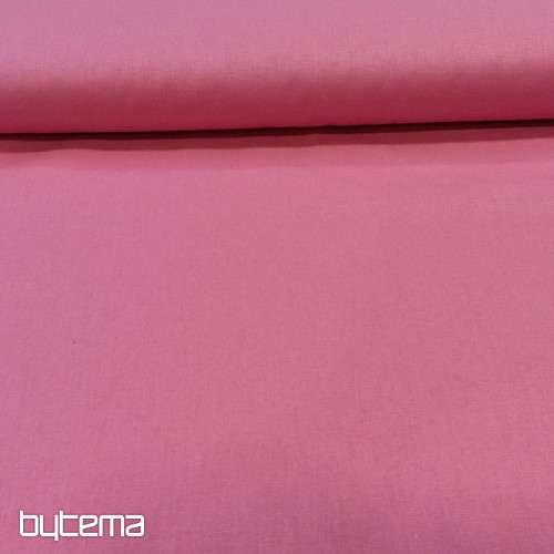Tissu en coton UNI ROSE