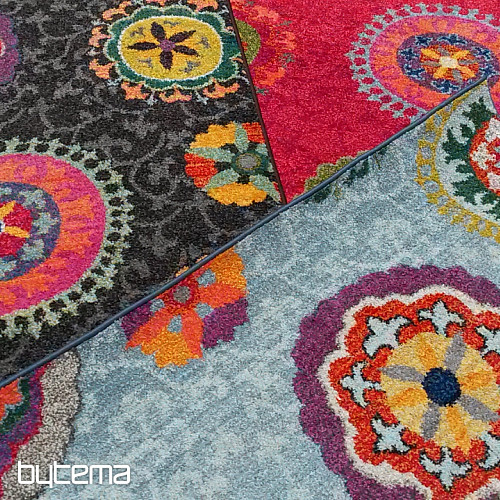 Tapis en pièces MANDALA marron