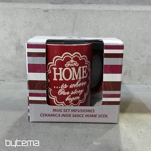 Mug avec passoire HOME
