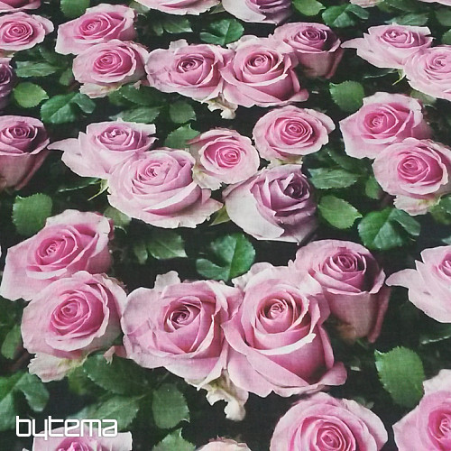 Tissu décoratif Rose impression numérique 3D