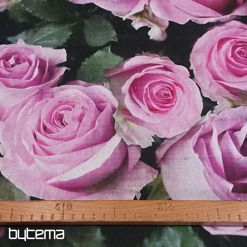 Tissu décoratif Rose impression numérique 3D