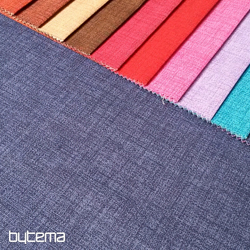Tissu déco uni EDGAR 602 bleu