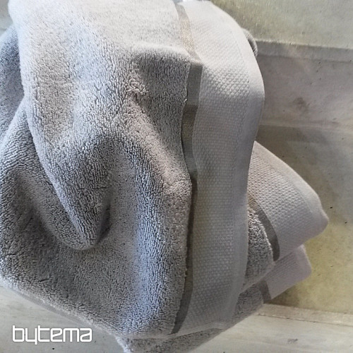 Serviette et drap de bain MIKRO gris clair