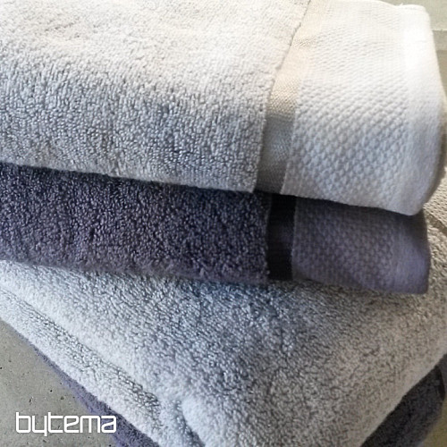 Serviette et drap de bain MIKRO gris foncé