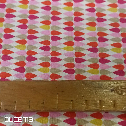 Tissu déco PLIMA rose