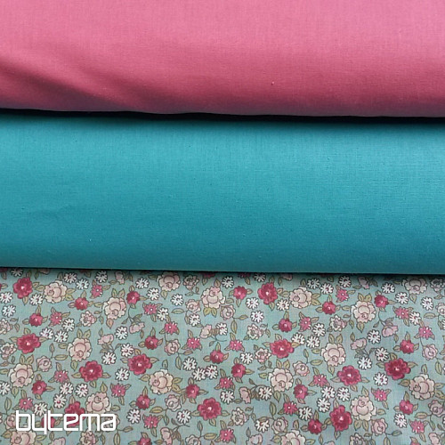 Tissu déco SARINA turquoise
