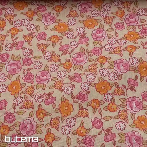 Tissu déco SARINA rose
