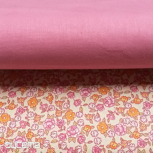 Tissu déco SARINA rose