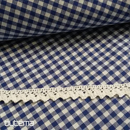 Tissu décoratif KANAFAS bleu 0,5 cm