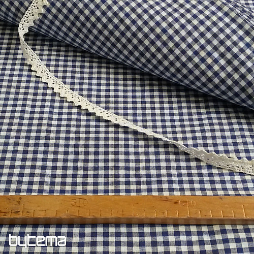 Tissu décoratif KANAFAS bleu 0,5 cm