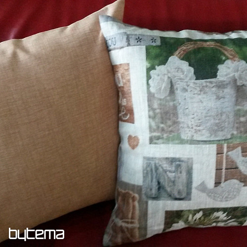 Housse de coussin décorative EDGAR 103 CAPUCINO