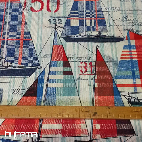 Tissu décoratif VOILIER