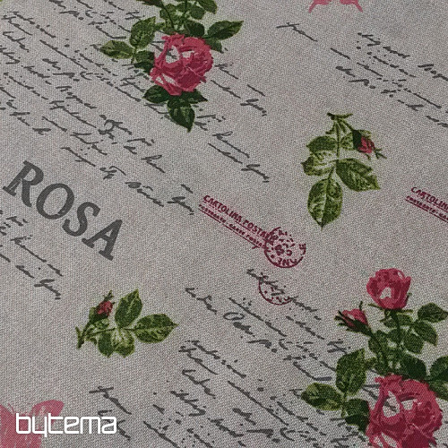 Tissu décoratif CLOE ROSA 280 cm