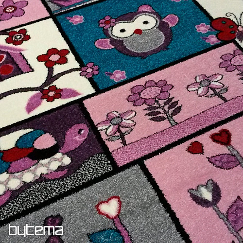 Tapis enfant ANIMAUX crème