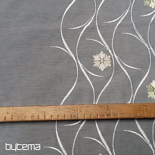 Rideau vague fleur 175