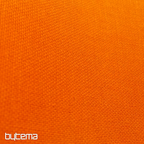 Tissu coton UNI orange mandarine