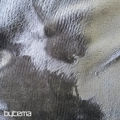 Drap en microflanelle DORMEZ BIEN foncé. gris
