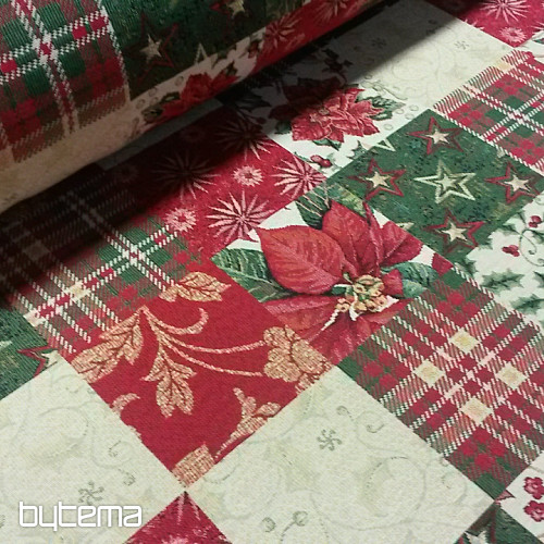 Tissu à tapisserie Rose de Noël HOLLY