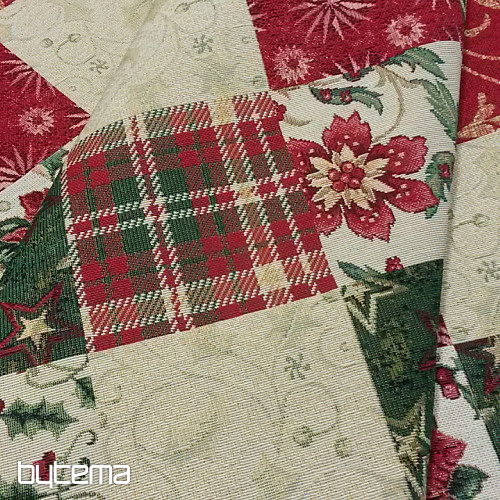 Tissu à tapisserie Rose de Noël HOLLY