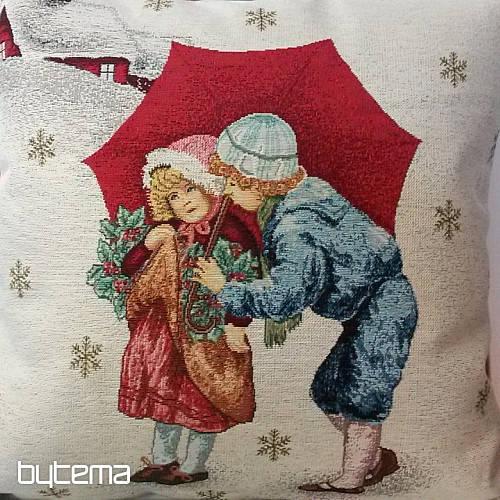Couverture tapisserie de Noël CHRISTMAS KISS 2